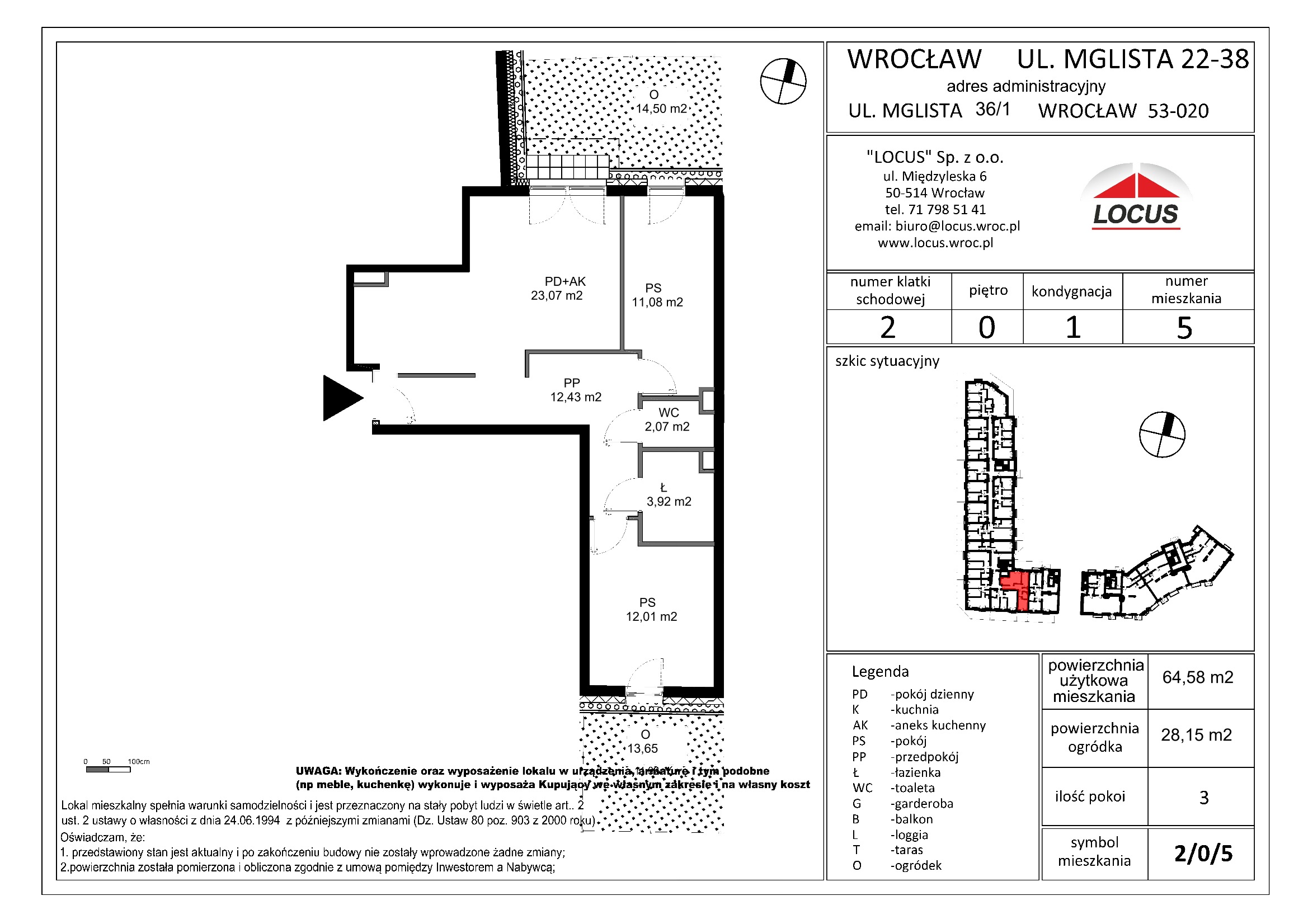 Ul. Mglista, Wrocław – Mieszkanie 2/0/5